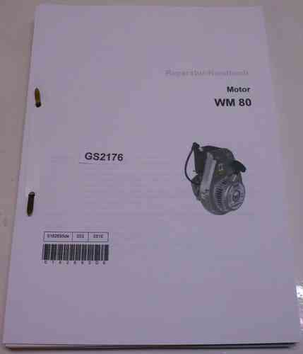 Wacker WM 80 Motor Reparatur - Handbuch Reparaturanleitung Reparaturhandbuch GS2176